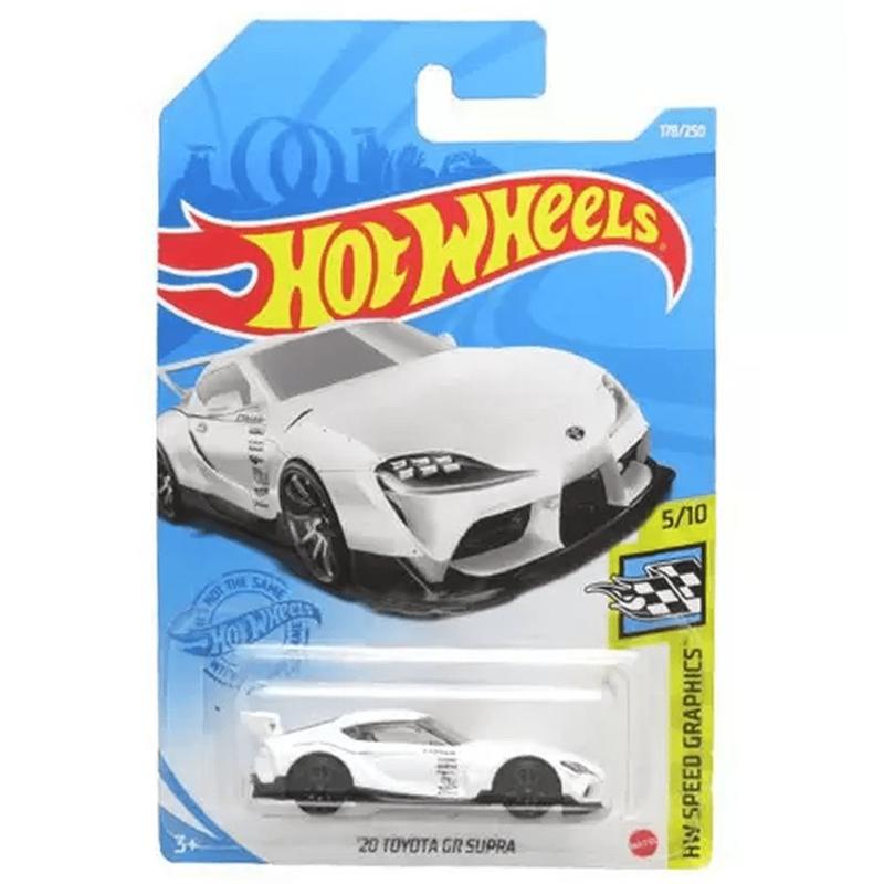 HOT WHEELS 20 Toyota Gr Supra Branco Speed Mattel GRX20 - Carrinho